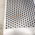 Aluminum hexagonal perforated mesh